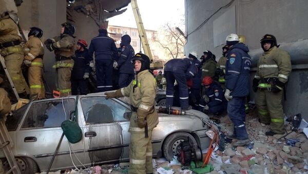 Взрыв бытового газа в жилом доме в Магнитогорске - Sputnik Latvija