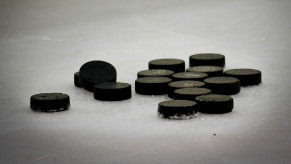 Хоккейные шайбы, архивное фото - Sputnik Латвия