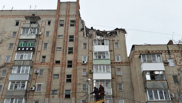 Взрыв бытового газа в жилом дома в Ростовской  области - Sputnik Latvija