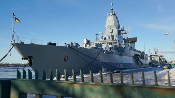 Корабли Военно-морских сил Германии в Рижском порту - Sputnik Latvija