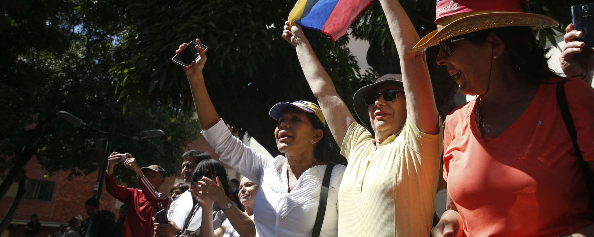 Лидер оппозиции Венесуэлы Хуан Гуаидо выступил на митинге в Каракасе  - Sputnik Latvija, 1920, 29.01.2019