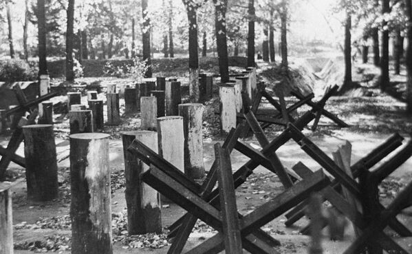 Разрушенные немецкими войсками скверы и парки в Риге, 1944 год - Sputnik Латвия