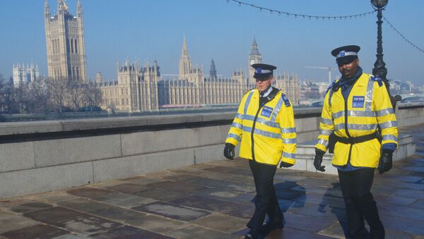 Policisti Londonas ielās. Foto no arhīva - Sputnik Latvija