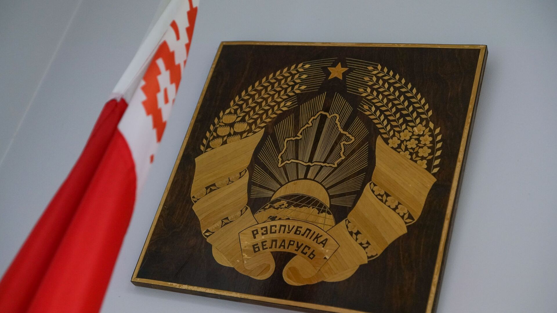 Герб и флаг Беларуси - Sputnik Латвия, 1920, 06.12.2021