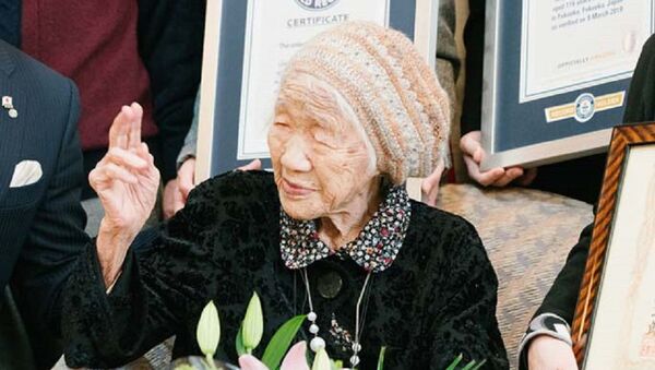 Старейшая жительница планеты – японка Канэ Танака - Sputnik Latvija