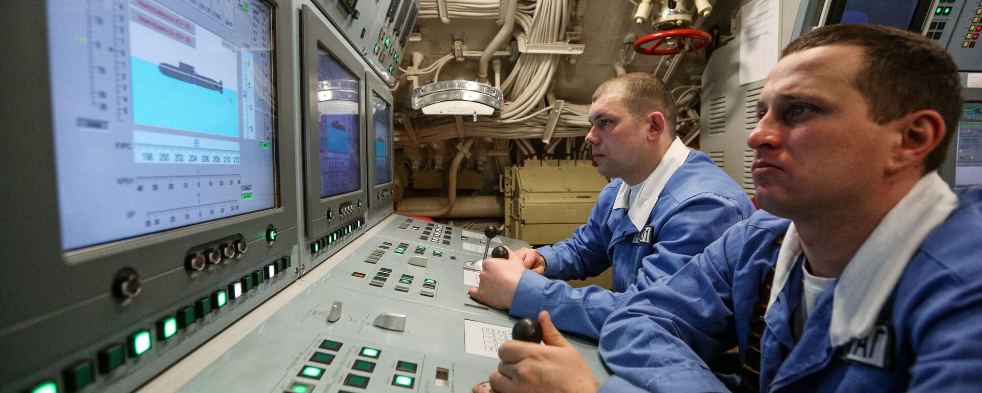 Центральный пост атомной подводной лодки К-535 Юрий Долгорукий - Sputnik Latvija, 1920, 14.07.2020