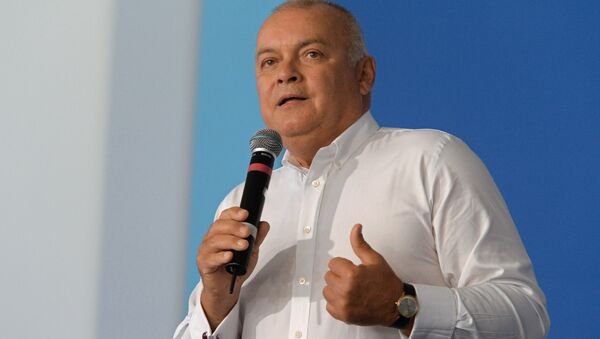 Informatīvās aģentūras Rossija segodņa ģenerāldirektors Dmitrijs Kiseļovs. Foto no arhīva - Sputnik Latvija