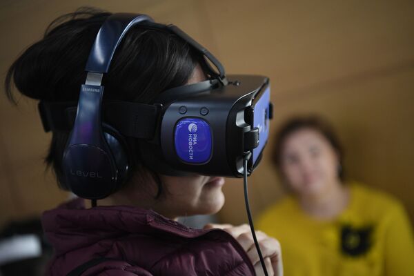 РИА Новости презентовало в Зарядье VR-проект о встрече Гагарина в Москве РИА Новости презентовало в Зарядье VR-проект о встрече Гагарина в Москве - Sputnik Латвия
