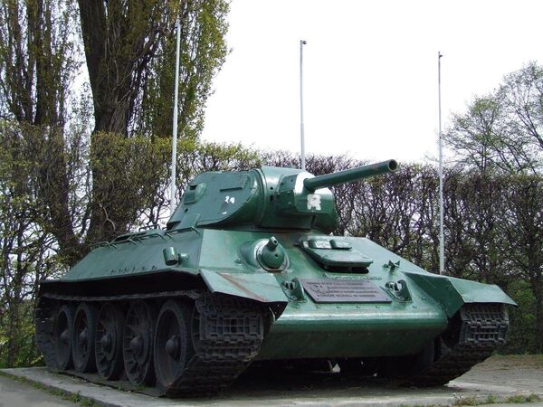 Танк-памятник Второй мировой войны в Гданьске, Польша - Sputnik Латвия