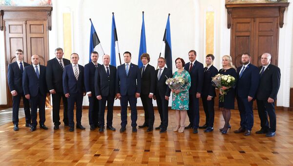 Члены нового правительства Эстонии - Sputnik Латвия