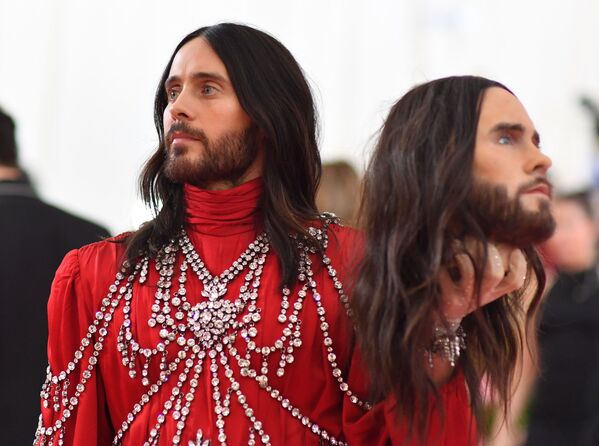 Музыкант Джаред Лето на Met Gala - 2019 в Нью-Йорке Музыкант Джаред Лето на Met Gala - 2019 в Нью-Йорке - Sputnik Латвия