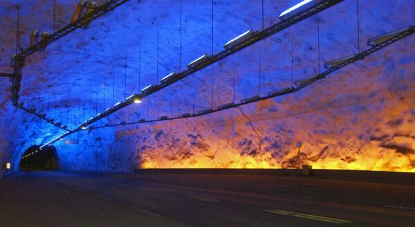 Lerdālas tunelis Norvēģijā - Sputnik Latvija