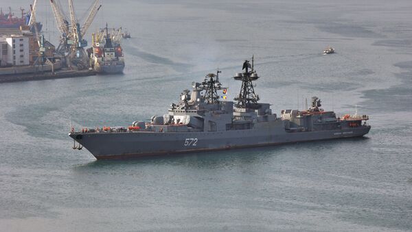 Большой противолодочный корабль ВМФ РФ Адмирал Виноградов  - Sputnik Латвия