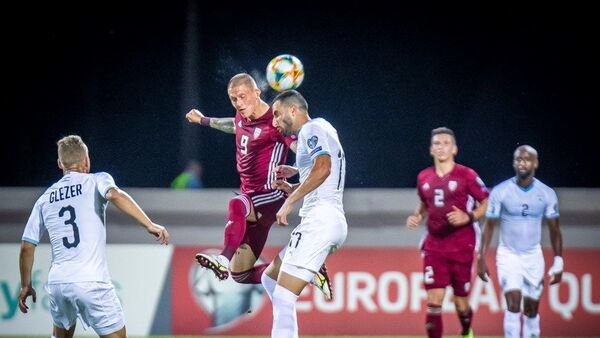Отборочный матч Евро-2020 между сборными Латвии и Израиля - Sputnik Латвия