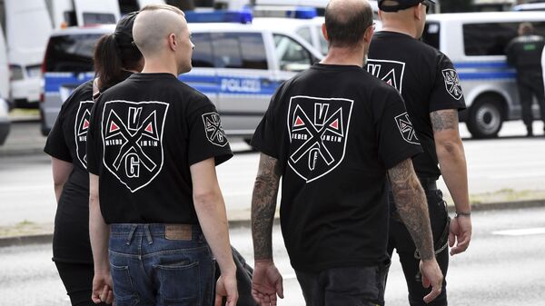 Неонацисты в Германии. Архивное фото - Sputnik Латвия