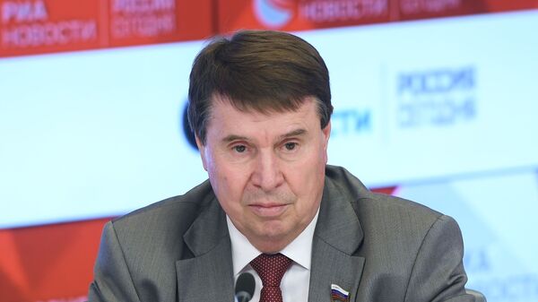 Член Совета Федерации Федерального Собрания РФ, член Комитета по международным делам Сергей Цеков - Sputnik Латвия
