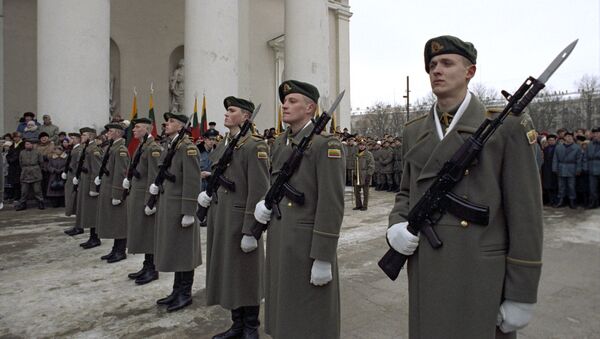 Служащие литовской национальной армии - Sputnik Латвия