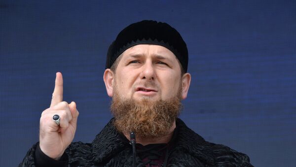 Глава Чечни Рамзан Кадыров - Sputnik Latvija