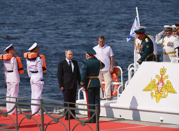 Krievija svin Jūras kara flotes dienu Krievija svin Jūras kara flotes dienu - Sputnik Latvija