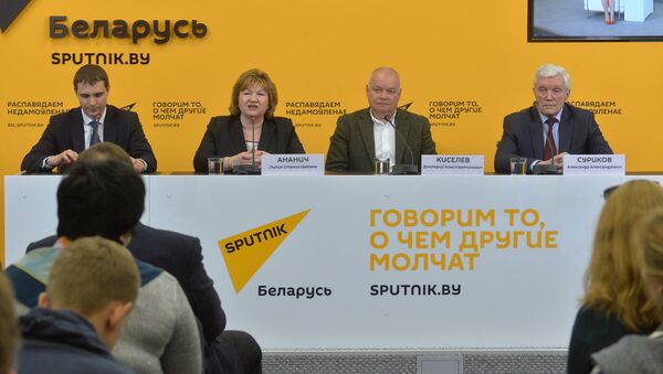 Открытие мультимедийного пресс-центра Sputnik в Минске - Sputnik Латвия