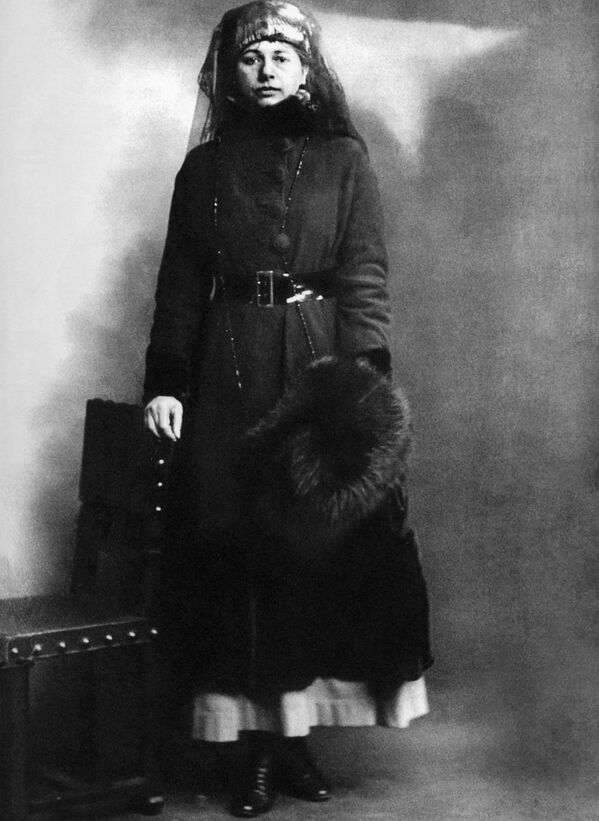 Мата Хари в день своего ареста 13 февраля 1917 года - Sputnik Латвия