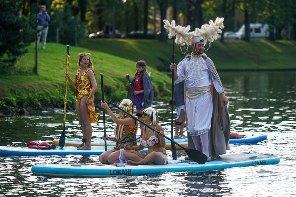 SUP фестиваль рижского свободного порта SUPиада=2019 SUP фестиваль рижского свободного порта SUPиада=2019 - Sputnik Латвия
