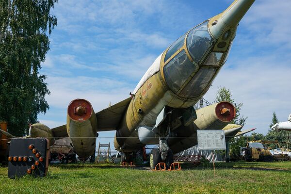 Фронтовой разведчик Як-28Р в Рижском музее авиации - Sputnik Латвия