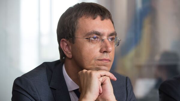 Министр инфраструктуры Украины Владимир Омелян  - Sputnik Latvija