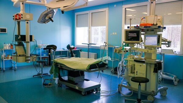 Операционный зал Даугавпилсской региональной больницы - Sputnik Latvija