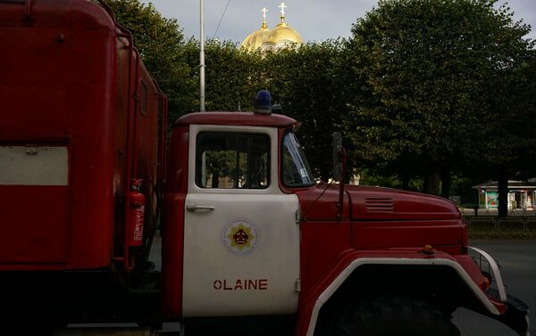 Латвийские пожарно-спасательные службы проводят акцию, чтобы привлечь внимание к проблемам финансирования - Sputnik Латвия