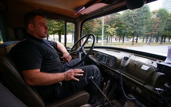 Пожарный автомобиль из Юрмалы 1984 года выпуска Пожарный автомобиль из Юрмалы 1984 года выпуска - Sputnik Латвия