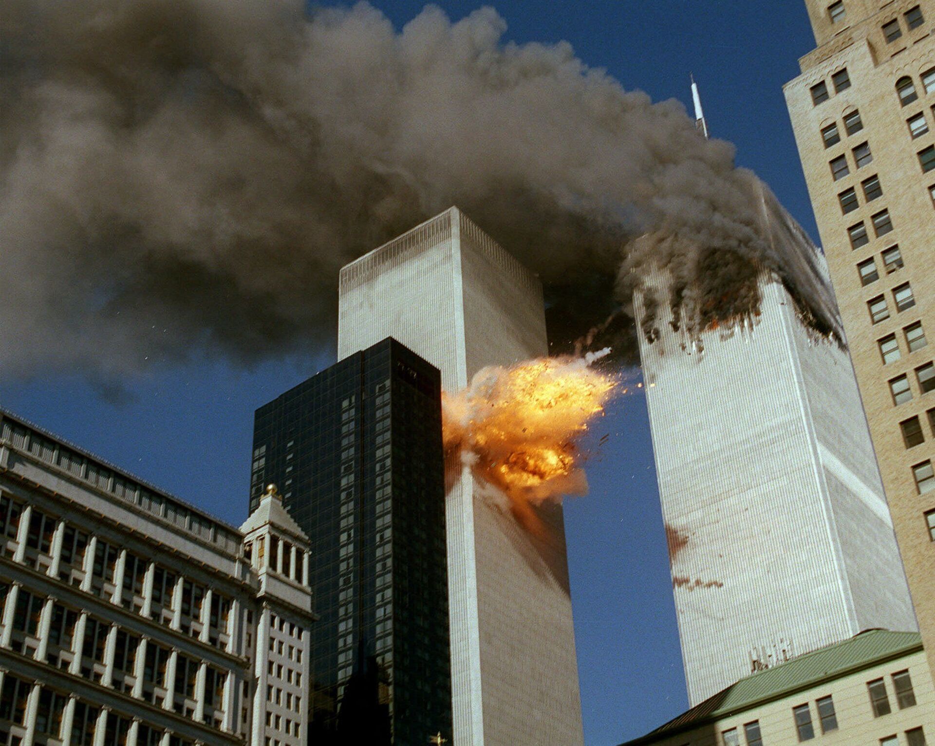 Разрушения в результате теракта 11 сентября в Нью-Йорке - Sputnik Latvija, 1920, 29.06.2021