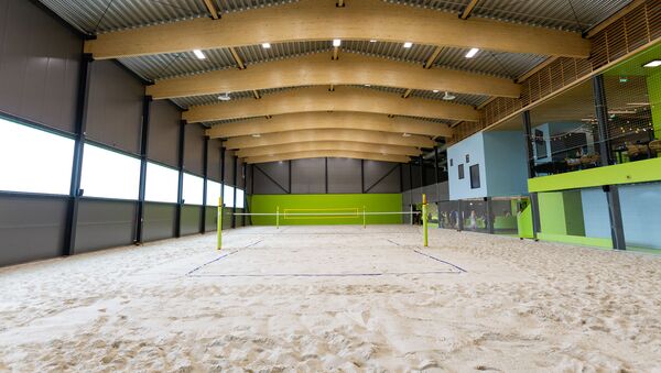 Новый центр пляжного волейбола Ruukki в Марупском крае - Sputnik Латвия