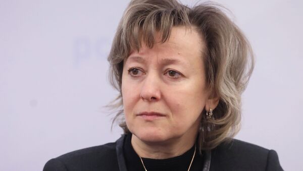Член Коллегии (министр) по торговле Евразийской экономической комиссии (ЕЭК) Вероника Никишина - Sputnik Латвия