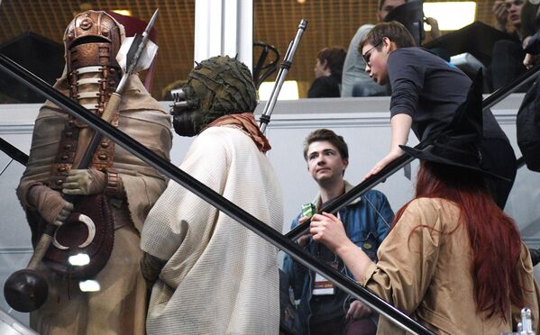 Участники выставки ИгроМир 2019 и фестиваля Comic Con Russia 2019 в Москве Участники выставки ИгроМир 2019 и фестиваля Comic Con Russia 2019 в Москве - Sputnik Латвия