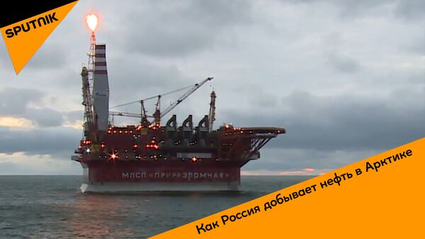 Добыча нефти в Арктике - Sputnik Latvija