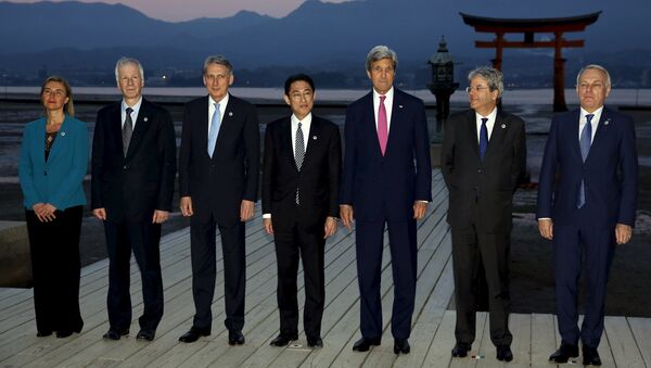 Встреча глав МИД Большой семерки в Хиросиме, Япония - Sputnik Латвия