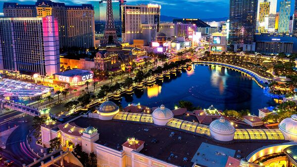 An aerial view on Las Vegas, the United States - Sputnik Latvija