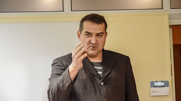 Литовский правозащитник, председатель Социалистического народного фронта Литвы Гедрюс Грабаускас - Sputnik Латвия