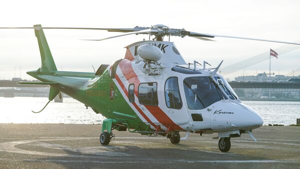 Вертолет Agusta 109E Power погранохраны Латвии - Sputnik Latvija