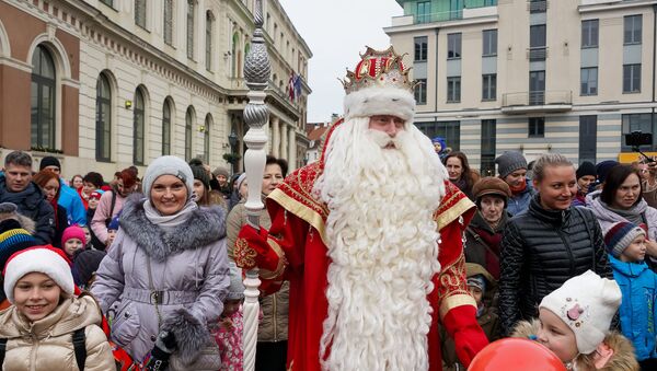 Дед Мороз в Риге - Sputnik Латвия