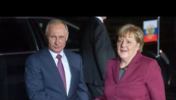 Путин и Меркель встретились для переговоров в Москве - Sputnik Латвия