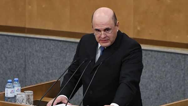 Премьер-министр РФ Михаил Мишустин. - Sputnik Latvija