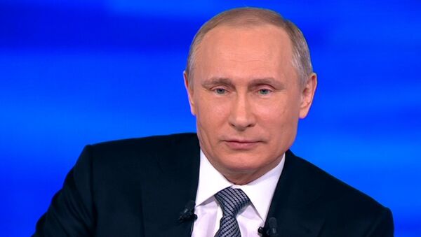Прямая линия с Путиным: инфляция, терроризм, санкции и панамское досье - Sputnik Latvija