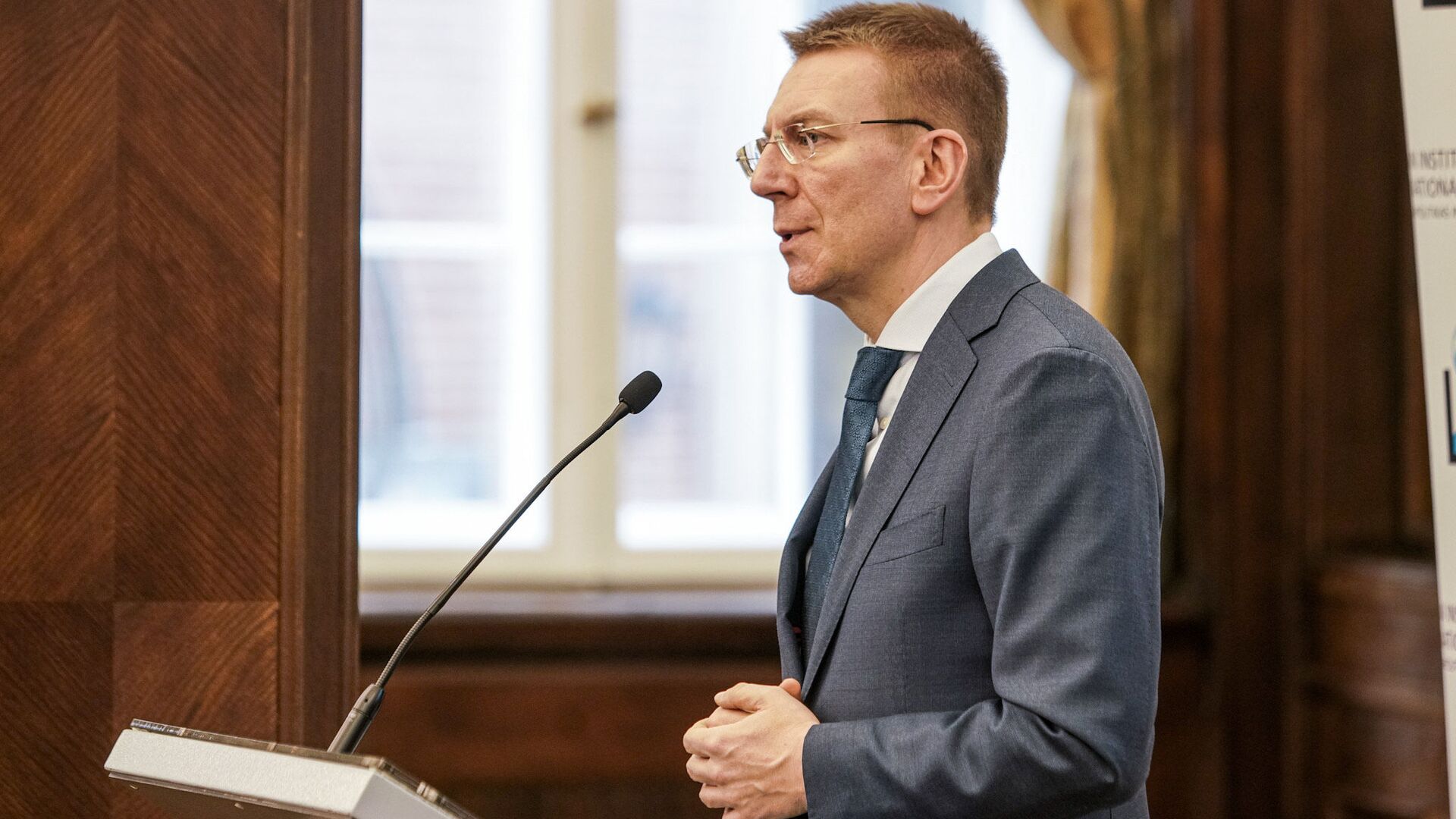Министр иностранных дел Латвии Эдгарс Ринкевичс - Sputnik Латвия, 1920, 21.04.2021