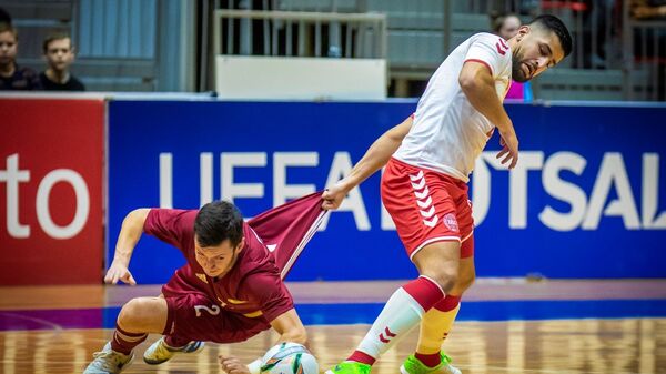 Матч сборной Латвии и сборной Дании в отборочном раунде чемпионата Европы - Sputnik Латвия