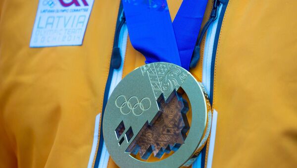 Золотая медаль зимней олимпиады в Сочи - Sputnik Латвия