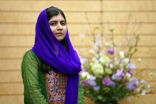 Лауреат Нобелевской премии мира Малала Юсуфзай в Токио - Sputnik Латвия