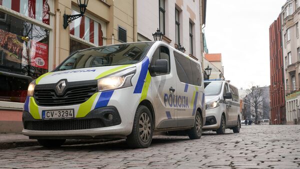 Автомобили полиции в Риге - Sputnik Latvija