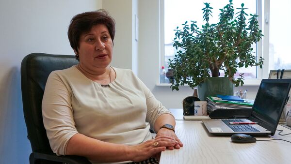Руководитель Объединения украинских обществ Латвии Ирина Дукуле - Sputnik Латвия